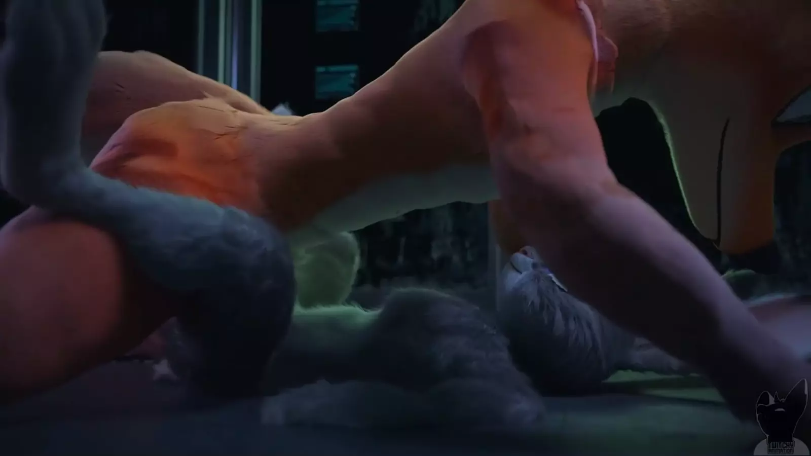 Shaggy character with cum on balls in journeyventureod an